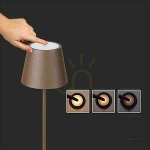 Lampa Podłogowa V-TAC 4W LED Brąz Corten IP54 Ładowalna VT-7544-C 3000K 300lm 8 Lampa Podłogowa V-TAC 4W LED Brąz Corten IP54 Ładowalna VT-7544-C 3000K 300lm small 8