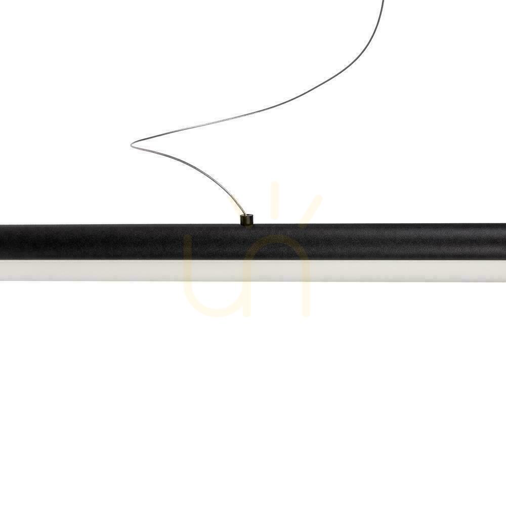 Zobacz Oprawa Zwieszana V-TAC 23W LED Czarna 120cm 4000K 2130lm Oprawa Zwieszana V-TAC 23W LED Czarna 120cm 4000K 2130lm