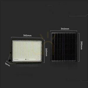 Projektor LED Solarny V-TAC 30W Pilot, AUTO, Timer, IP65 Czarny VT-240W 4000K 2600lm small 4