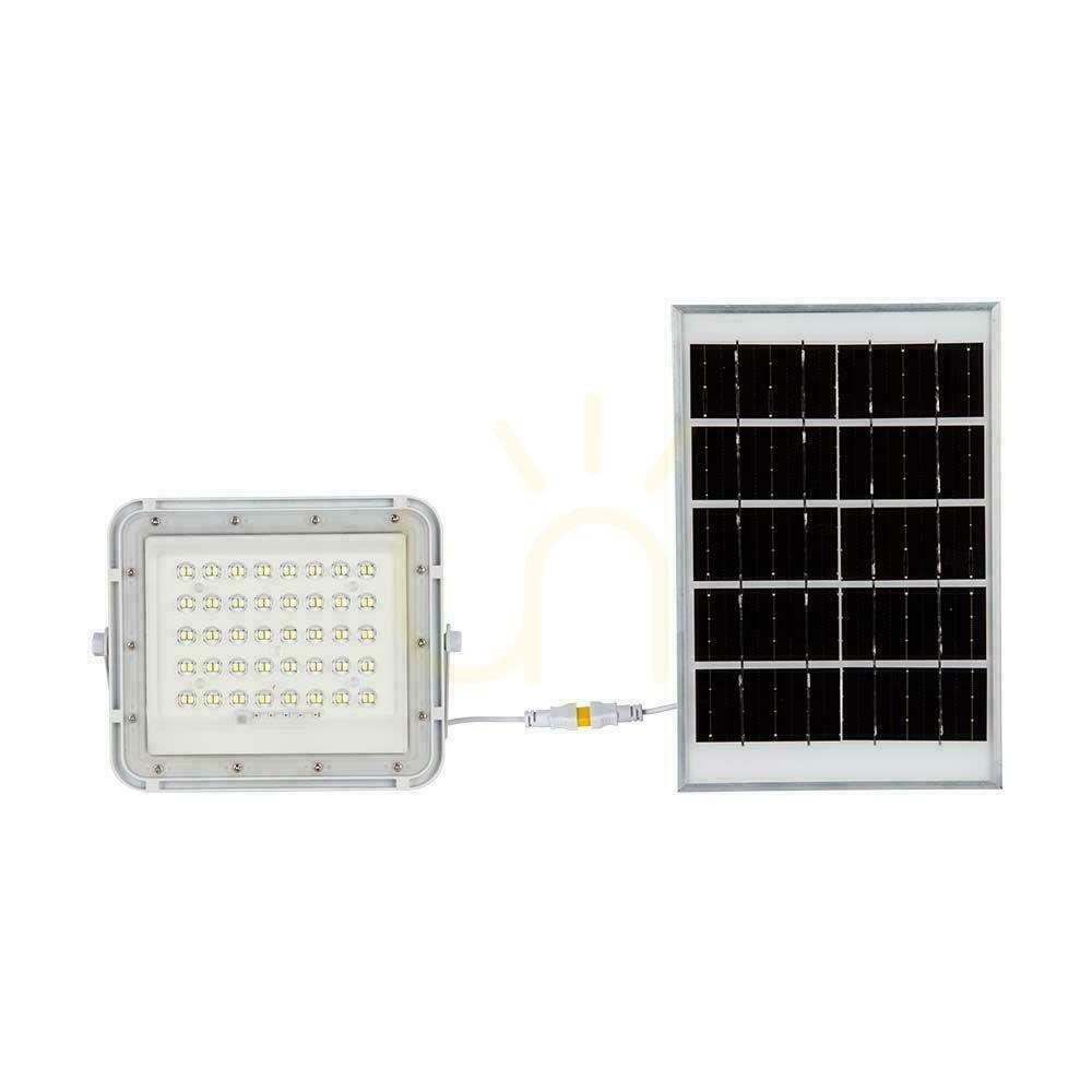 Sprawdź Projektor LED Solarny V-TAC 6W Pilot, AUTO, Timer, IP65 Biały VT-40W-W 6400K 400lm Projektor LED Solarny V-TAC 6W Pilot, AUTO, Timer, IP65 Biały VT-40W-W 6400K 400lm