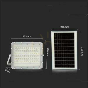 Projektor LED Solarny V-TAC 15W Pilot, AUTO, Timer, IP65 Biały VT-120W-W 4000K 1200lm small 4
