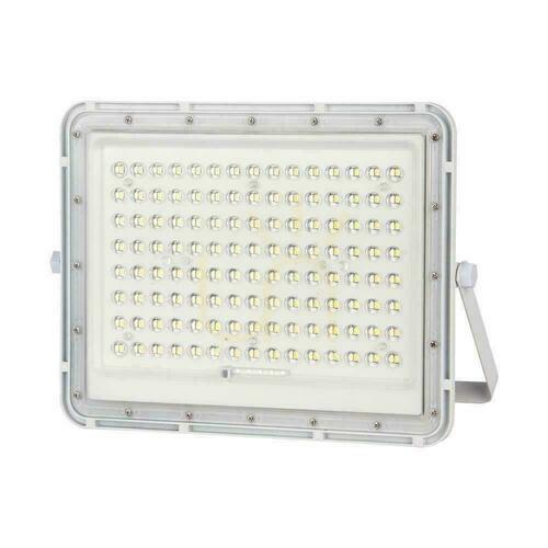 Sprawdź Projektor LED Solarny V-TAC 20W Pilot, AUTO, Timer, IP65 Biały VT-180W-W 4000K 1800lm