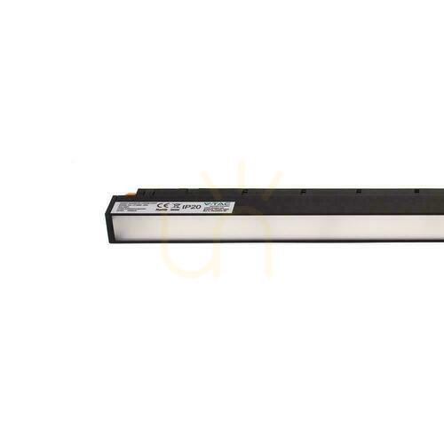Sprawdź Oprawa Szynosystem SMART 48V V-TAC 20W LED CCT 90st SMART WiFi TRACKLIGHT Czarna VT-3620 2700K-6400K 2100lm 3 Lata Gwarancji