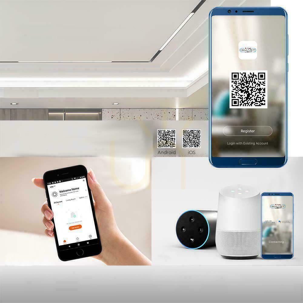 Zobacz Oprawa Szynosystem SMART 48V V-TAC 14W LED CCT 30st SMART WiFi TRACKLIGHT Czarna VT-3614 2700K-6400K 1300lm 3 Lata Gwarancji Oprawa Szynosystem SMART 48V V-TAC 14W LED CCT 30st SMART WiFi TRACKLIGHT Czarna VT-3614 2700K-6400K 1300lm 3 Lata Gwarancji