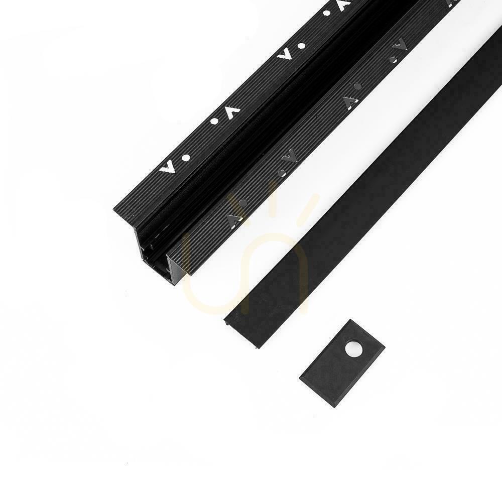 Wyświetl Szyna Podtynkowa Szynosystem SMART 48V V-TAC 200cm Aluminiowa Czarna (w komplecie maskownica i zaślepki) Szyna Podtynkowa Szynosystem SMART 48V V-TAC 200cm Aluminiowa Czarna (w komplecie maskownica i zaślepki)
