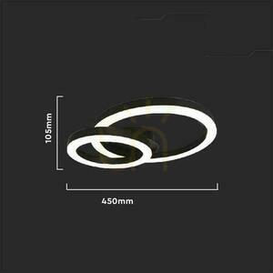 Plafon LED V-TAC VT-7787, 20 W 3000 K, 2130 lm, czarny, 45 × 30 cm small 5