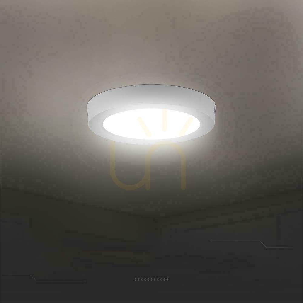 Pokaż Panel LED V-TAC Natynkowy Premium Downlight 12W Okrągły fi170 VT-60012 6500K 1200lm Panel LED V-TAC Natynkowy Premium Downlight 12W Okrągły fi170 VT-60012 6500K 1200lm