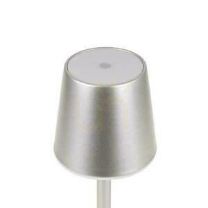 Lampka Biurkowa Nocna V-TAC 3W LED Ładowanie Ściemnianie Szara VT-7703 3000K 70lm small 1