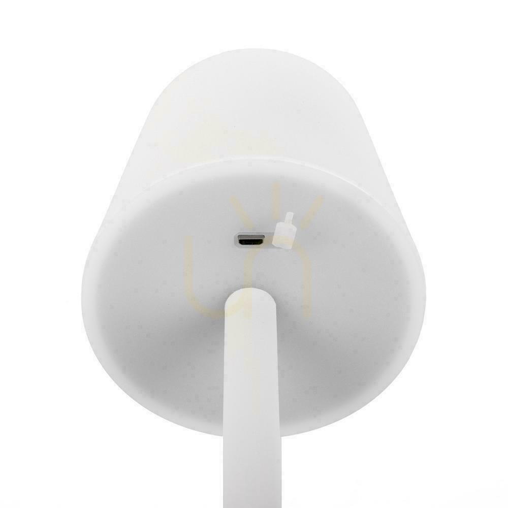 Obejrzyj Lampka Biurkowa Nocna V-TAC 3W LED Ładowanie Ściemnianie Biała VT-7703 4000K 70lm Lampka Biurkowa Nocna V-TAC 3W LED Ładowanie Ściemnianie Biała VT-7703 4000K 70lm