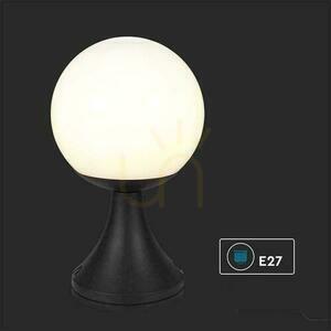 Lampa ogrodowa stojąca V-TAC VT-1230 E27 33 cm czarna z kulą opalową small 3