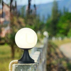 Lampa ogrodowa stojąca V-TAC VT-1230 E27 33 cm czarna z kulą opalową small 5