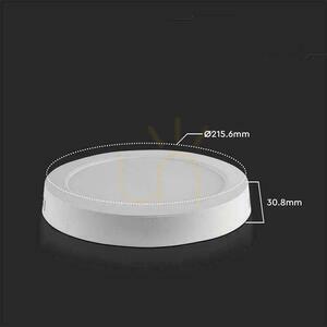 Panel LED V-TAC Natynkowy Premium Downlight 18W Okrągły fi215 VT-60018 6500K 1980lm small 3