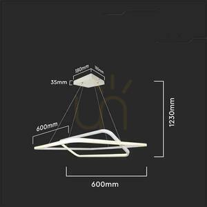 Oprawa Zwieszana V-TAC 48W LED Ściemnialna Biała VT-7909 4000K 5150lm small 3