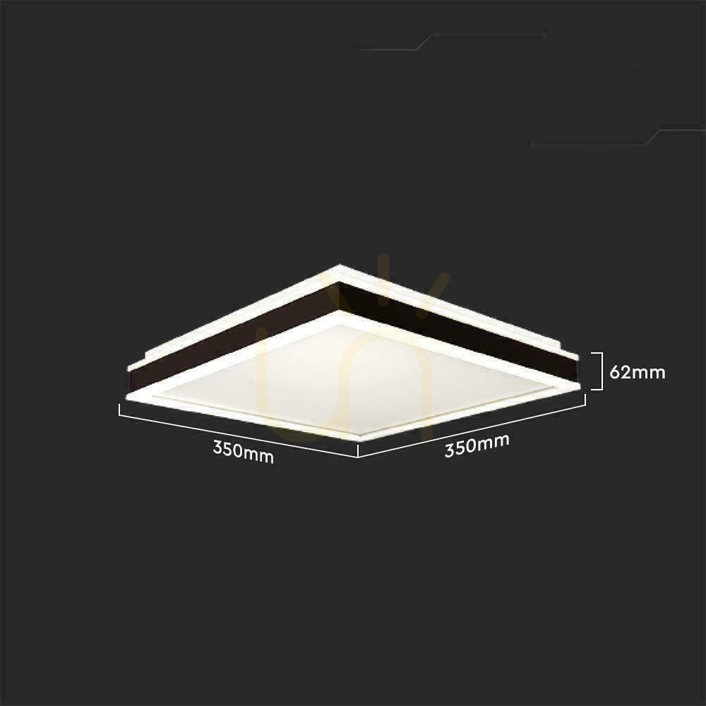 Zobacz Plafon V-TAC 18W LED 3w1 Czarny Kwadrat 45x45cm VT-7757 4000K 1490lm Plafon V-TAC 18W LED 3w1 Czarny Kwadrat 45x45cm VT-7757 4000K 1490lm