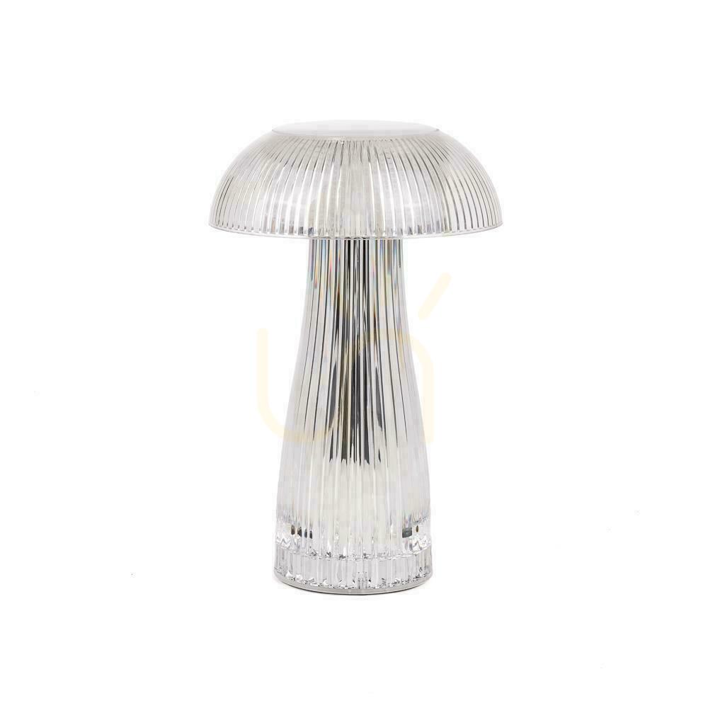 Wyświetl Lampka Biurkowa Nocna V-TAC 1W LED 25cm Ładowanie USB Ściemnianie Przezroczysta VT-1040 3000K-6000K 50lm Lampka Biurkowa Nocna V-TAC 1W LED 25cm Ładowanie USB Ściemnianie Przezroczysta VT-1040 3000K-6000K 50lm