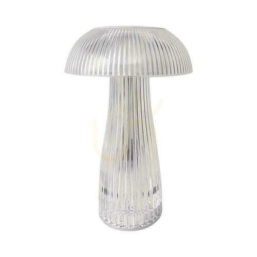 Sprawdź Lampka Biurkowa Nocna V-TAC 1W LED 25cm Ładowanie USB Ściemnianie Przezroczysta VT-1040 3000K-6000K 50lm