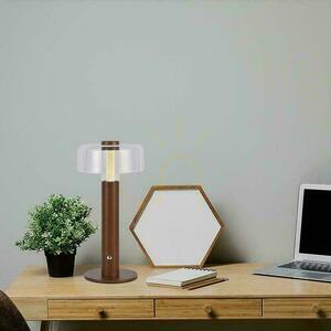 Lampka stołowa LED V-TAC VT-1049, 1 W, 3000 K, 100 lm, brązowa, 30 cm small 5