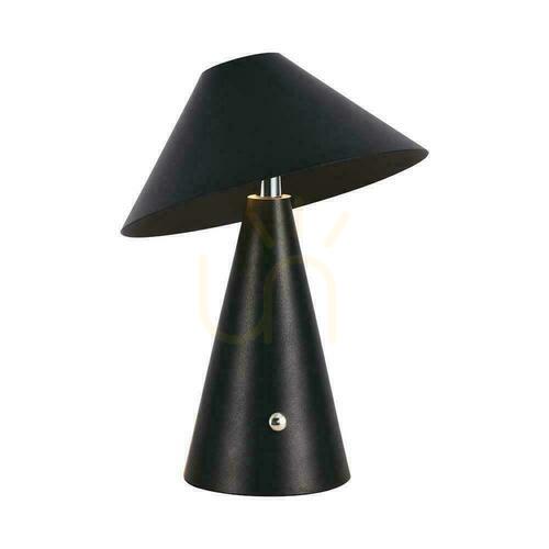 Sprawdź Lampka Biurkowa Nocna V-TAC 3W LED 24cm Ładowanie USB Ściemnianie Czarna VT-1051 3000K-6000K 200lm