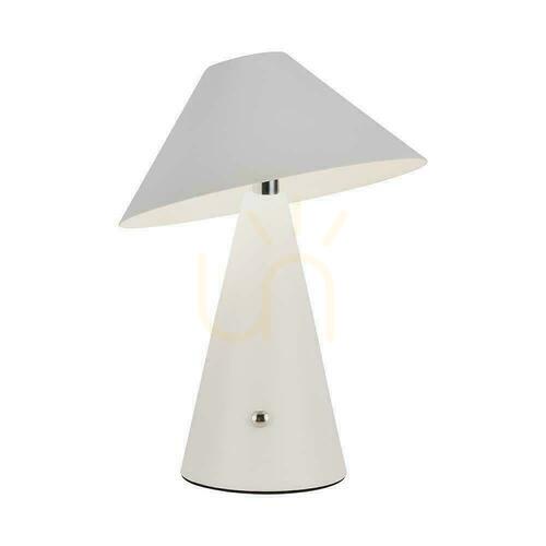 Sprawdź Lampka Biurkowa Nocna V-TAC 3W LED 24cm Ładowanie USB Ściemnianie Biała VT-1051 3000K-6000K 200lm