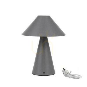 Lampka Biurkowa Nocna V-TAC 3W LED 24cm Ładowanie USB Ściemnianie Szara VT-1051 3000K-6000K 200lm small 3