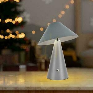 Lampka Biurkowa Nocna V-TAC 3W LED 24cm Ładowanie USB Ściemnianie Szara VT-1051 3000K-6000K 200lm small 8