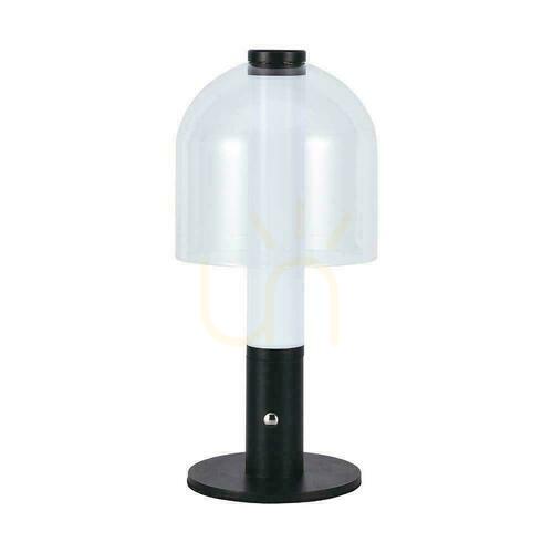 Sprawdź Lampka Biurkowa Nocna V-TAC 2W LED 30cm Ładowanie USB Ściemnianie Czarna VT-1056 3000K 100lm