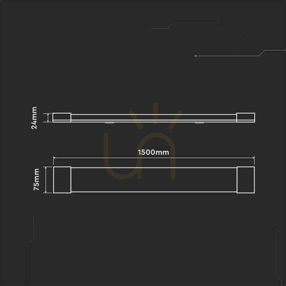 Wyświetl Oprawa V-TAC 50W LED Liniowa Natynkowa 150CM VT-8340 6500K 6000lm 3 Lata Gwarancji Oprawa V-TAC 50W LED Liniowa Natynkowa 150CM VT-8340 6500K 6000lm 3 Lata Gwarancji