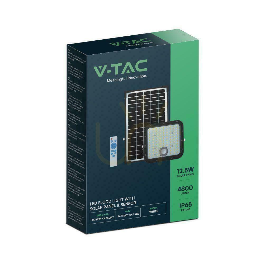 Pokaż Projektor LED Solarny V-TAC 30W IP65, Pilot Timer, LiFePo 6.4V 6000mA Czarny VT-432 6400K 4800lm 3 Lata Gwarancji Projektor LED Solarny V-TAC 30W IP65, Pilot Timer, LiFePo 6.4V 6000mA Czarny VT-432 6400K 4800lm 3 Lata Gwarancji