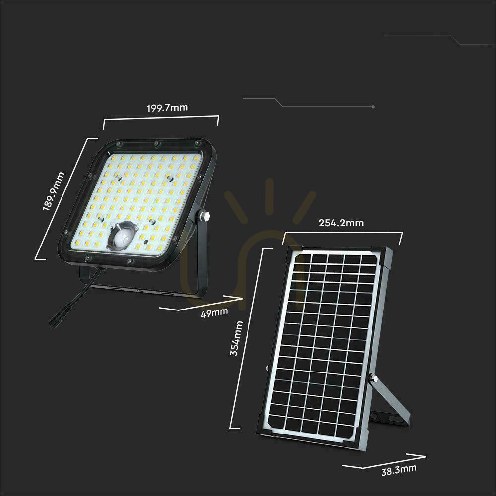 Sprawdź Projektor LED Solarny V-TAC 30W IP65, Pilot Timer, LiFePo 6.4V 6000mA Czarny VT-432 6400K 4800lm 3 Lata Gwarancji Projektor LED Solarny V-TAC 30W IP65, Pilot Timer, LiFePo 6.4V 6000mA Czarny VT-432 6400K 4800lm 3 Lata Gwarancji