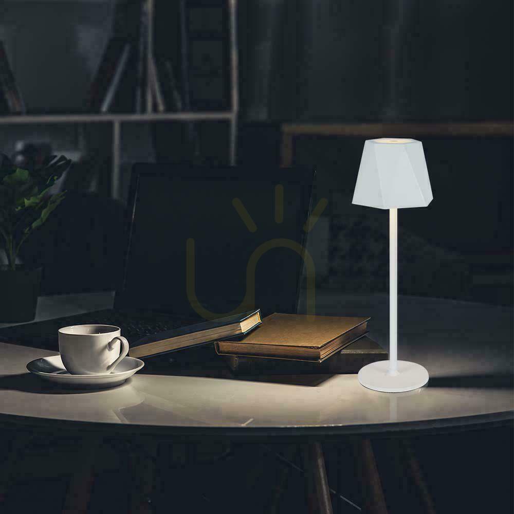 Sprawdź Lampka Biurkowa Nocna V-TAC 4W LED 37cm Ładowanie USB Ściemnianie Biała VT-1034 3000K-6000k 150lm Lampka Biurkowa Nocna V-TAC 4W LED 37cm Ładowanie USB Ściemnianie Biała VT-1034 3000K-6000k 150lm