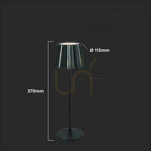 Lampka Biurkowa Nocna V-TAC 4W LED 37cm Ładowanie USB Ściemnianie Czarna VT-1028 3000K-6000K 150lm small 4