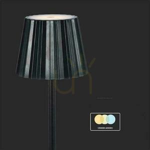 Lampka Biurkowa Nocna V-TAC 4W LED 37cm Ładowanie USB Ściemnianie Czarna VT-1028 3000K-6000K 150lm small 5