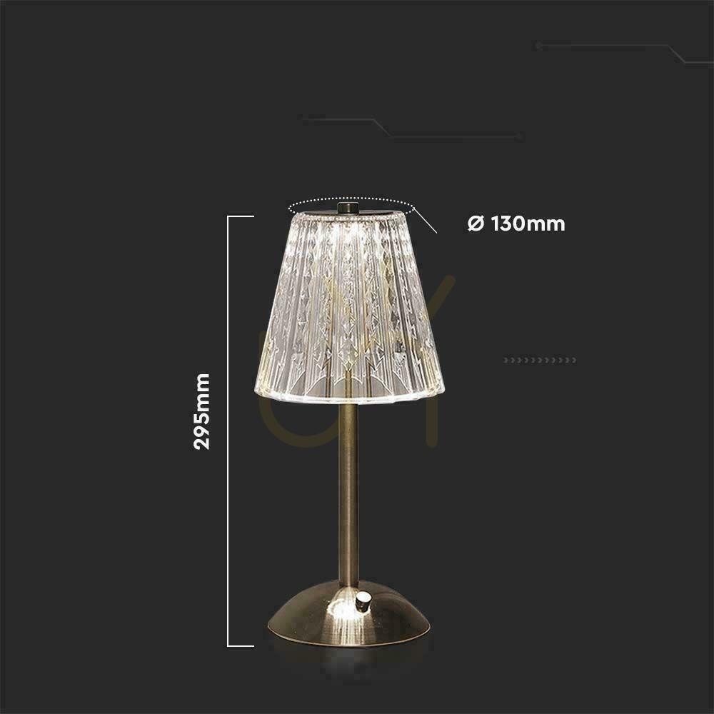 Zobacz Lampka Biurkowa Nocna V-TAC 3W LED 29cm Ładowanie USB Ściemnianie Piaskowy Brąz VT-1033 3000K-6000K 210lm Lampka Biurkowa Nocna V-TAC 3W LED 29cm Ładowanie USB Ściemnianie Piaskowy Brąz VT-1033 3000K-6000K 210lm