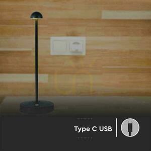 Lampka Biurkowa Nocna V-TAC 3W LED 29cm Ładowanie USB Ściemnianie Czarna VT-1073 3000K-6000K 130lm 5 Lampka Biurkowa Nocna V-TAC 3W LED 29cm Ładowanie USB Ściemnianie Czarna VT-1073 3000K-6000K 130lm small 5
