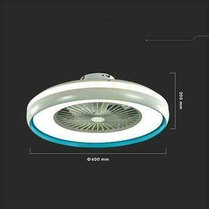 Wentylator Sufitowy V-TAC 45W LED Pilot RF CCT Niebieski VT-5022 3000lm 2 Wentylator Sufitowy V-TAC 45W LED Pilot RF CCT Niebieski VT-5022 3000lm small 2