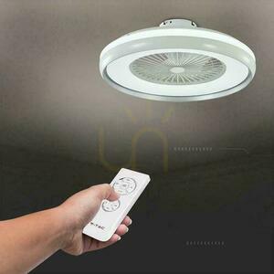 Wentylator Sufitowy V-TAC 45W LED Pilot RF CCT Szary VT-5022 3000lm small 3