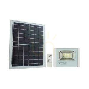 Projektor LED Solarny V-TAC 12W Biały IP65, Pilot, Timer VT-25W 4000K 550lm small 0