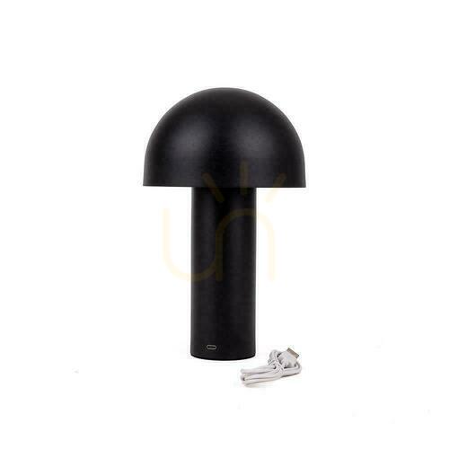 Sprawdź Lampka Biurkowa Nocna V-TAC 1W LED 25cm Ładowanie USB Ściemnianie Czarna VT-1047 3000K-6000K 200lm