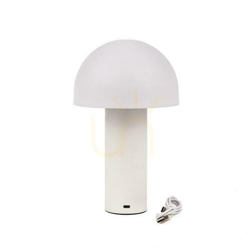 Sprawdź Lampka Biurkowa Nocna V-TAC 1W LED 25cm Ładowanie USB Ściemnianie Biała VT-1047 3000K-6000K 200lm