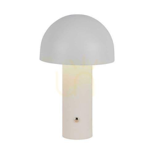 Sprawdź Lampka Biurkowa Nocna V-TAC 1W LED 25cm Ładowanie USB Ściemnianie Biała VT-1047 3000K-6000K 200lm
