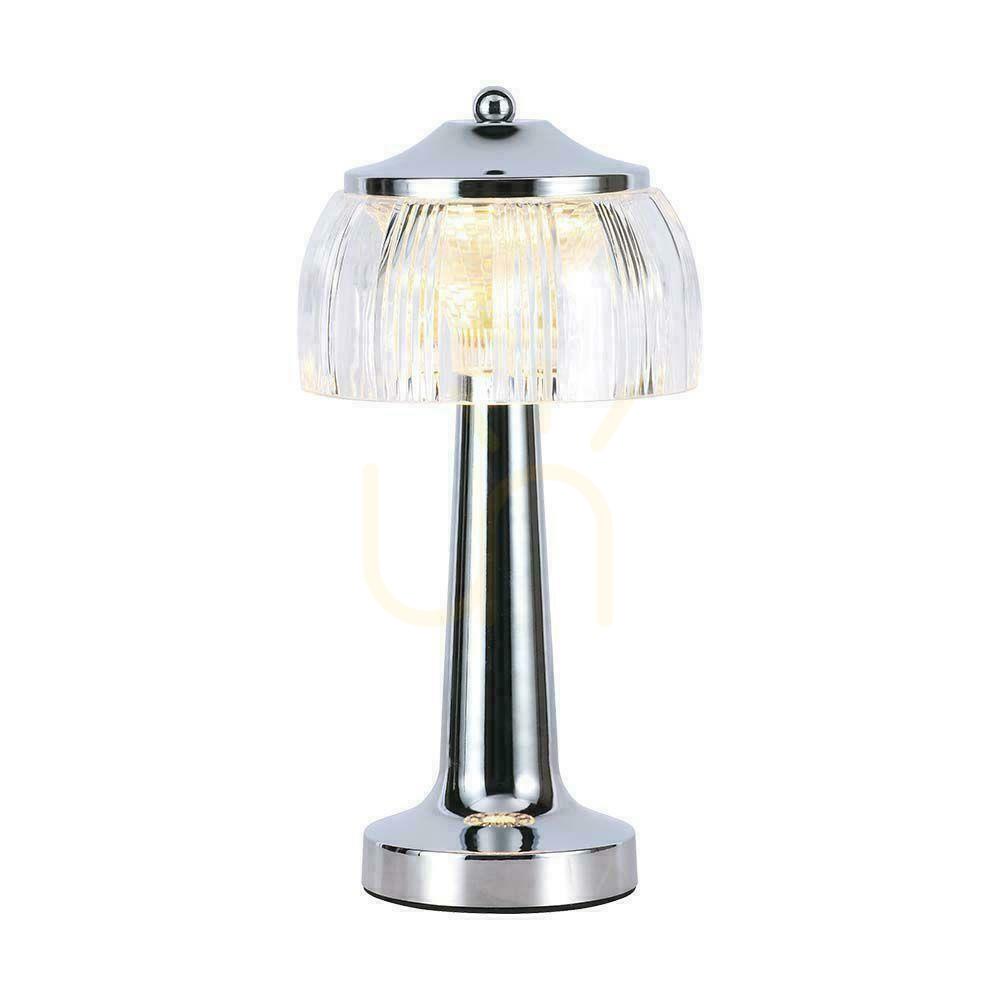 Sprawdź Lampka biurkowa V-TAC VT-1048 LED 1W USB ściemnialna chrom 3000–6000K Lampka biurkowa V-TAC VT-1048 LED 1W USB ściemnialna chrom 3000–6000K