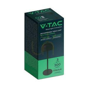 Lampka Biurkowa Nocna V-TAC 3W LED 30cm Ładowanie USB Ściemnianie Czarna VT-1052 3000K-6000K 200lm small 4