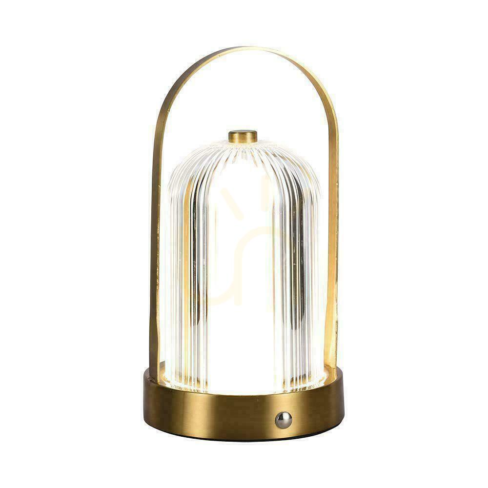 Sprawdź Lampka Biurkowa Nocna V-TAC 1W LED 22cm Ładowanie USB Ściemnianie Złota VT-1057 3000K-6000K 55lm Lampka Biurkowa Nocna V-TAC 1W LED 22cm Ładowanie USB Ściemnianie Złota VT-1057 3000K-6000K 55lm