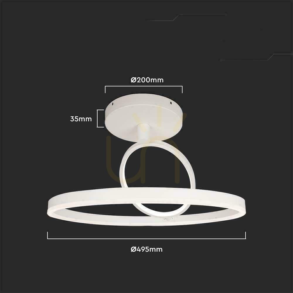 Zobacz Oprawa Sufitowa V-TAC LED 37W Biała VT-7907 4000K 4000lm Oprawa Sufitowa V-TAC LED 37W Biała VT-7907 4000K 4000lm