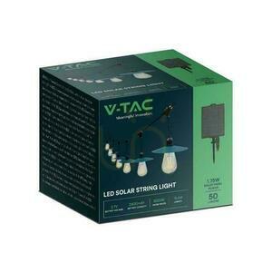 Girlanda Ogrodowa Solarna LED V-TAC 15mb Filament 15xST64 VT-715S 3000K 50lm 1 Girlanda Ogrodowa Solarna LED V-TAC 15mb Filament 15xST64 VT-715S 3000K 50lm small 1