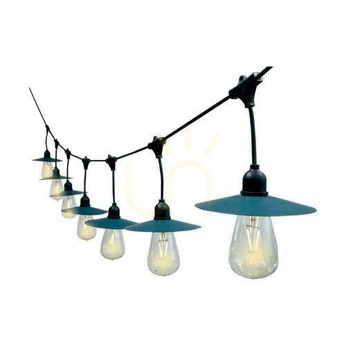 Sprawdź Girlanda Ogrodowa Solarna LED V-TAC 15mb Filament 15xST64 VT-715S 3000K 50lm