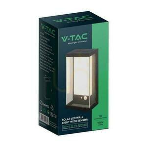 Kinkiet Ogrodowy Ścienny Solarny V-TAC 1W LED Czujnik Ruchu IP65 Czarny VT-1193 3000K 95lm 5 Kinkiet Ogrodowy Ścienny Solarny V-TAC 1W LED Czujnik Ruchu IP65 Czarny VT-1193 3000K 95lm small 5
