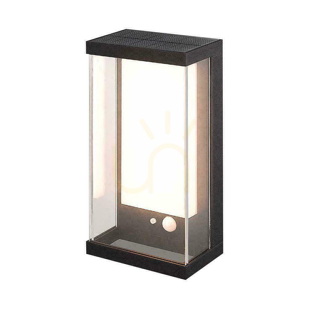 Sprawdź Kinkiet Ogrodowy Ścienny Solarny V-TAC 1W LED Czujnik Ruchu IP65 Czarny VT-1193 3000K 95lm Kinkiet Ogrodowy Ścienny Solarny V-TAC 1W LED Czujnik Ruchu IP65 Czarny VT-1193 3000K 95lm