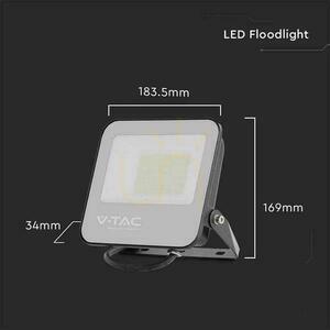 Naświetlacz LED V-TAC VT-4456 50 W 6500 K czarny 9250 lm small 4