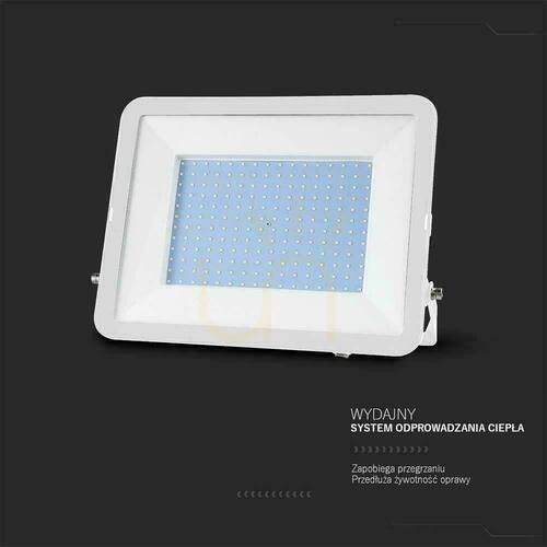 Sprawdź Projektor LED V-TAC 300W SAMSUNG CHIP PRO-S Biały VT-44300 6500K 26390lm 5 Lat Gwarancji